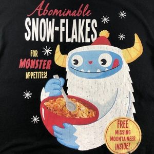 NEW Mens XL Abdominal Snowflakes Monster t shirt
